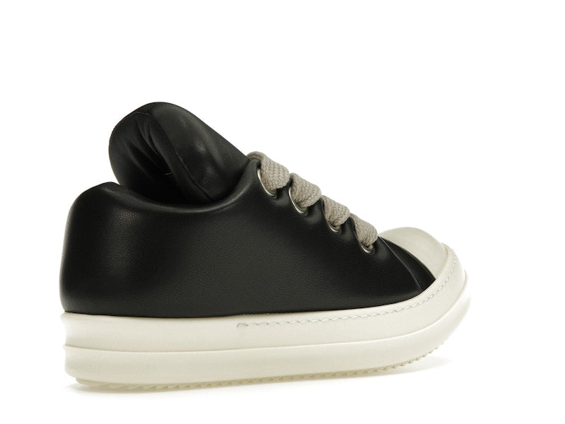 Rick Owens Jumbo Lace Padded Sneaks Low Black Milk