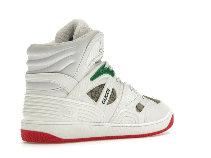 Gucci Basket White Demetra Red (Women's)