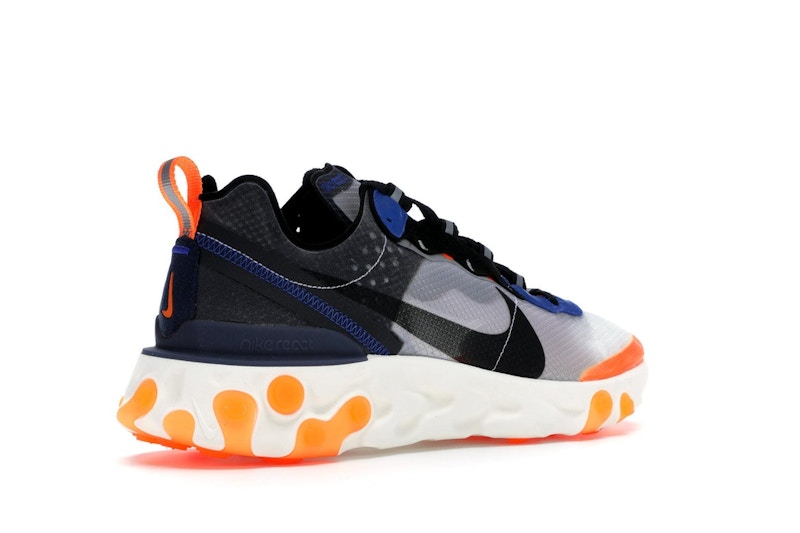 Nike React Element 87 Thunder Blue/Total Orange