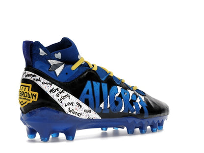 Amon-Ra St. Brown "My Cause My Cleats" Game-Worn, Signed Cleats & Jersey Bundle (Size 12)