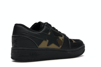 Bape 1st Camo Bape Sta Low Black
