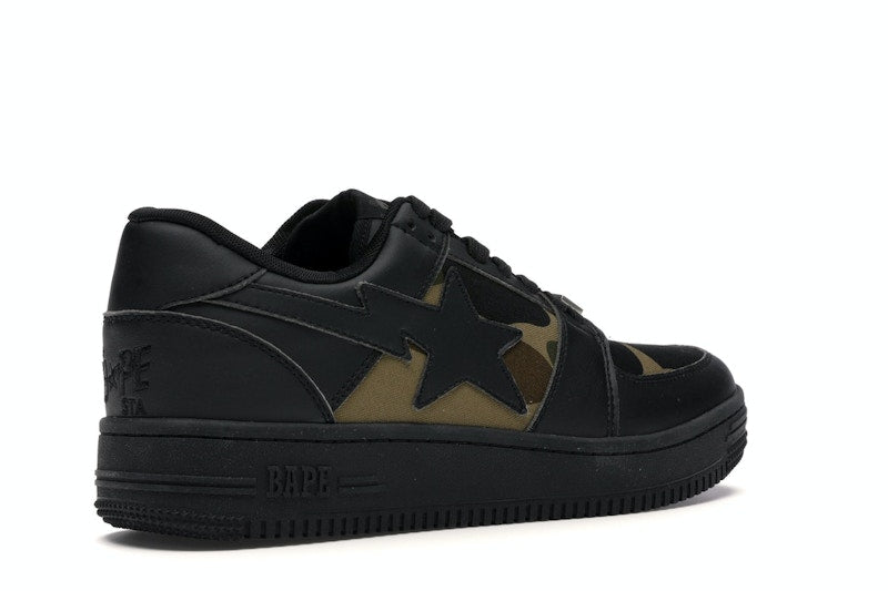 Bape 1st Camo Bape Sta Low Black
