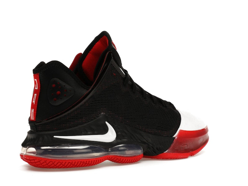 Nike LeBron 19 Low Black White University Red