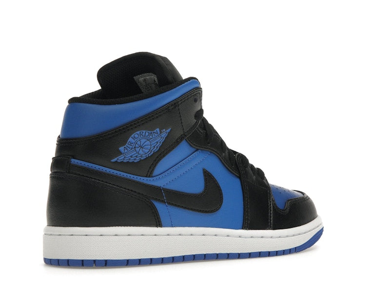 Jordan 1 Mid Black Royal Blue