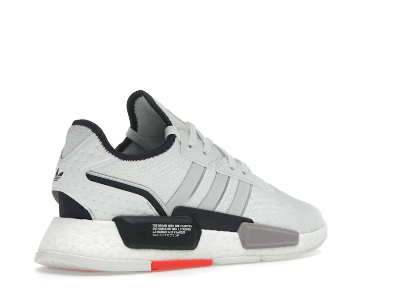 adidas NMD G1 Crystal White Grey Solar Red