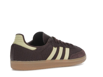 adidas Samba OG Shadow Brown Powder Yellow (Women's)