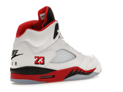 Jordan 5 Retro Fire Red Black Tongue (2025)