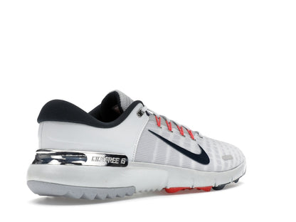 Nike Free Golf Pure Platinum Light Crimson Wolf Grey Armory Navy