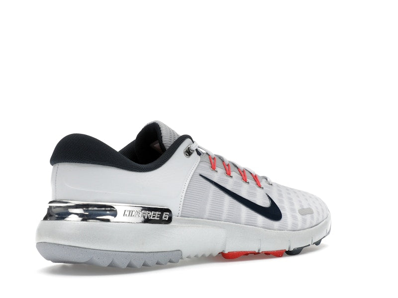 Nike Free Golf Pure Platinum Light Crimson Wolf Grey Armory Navy