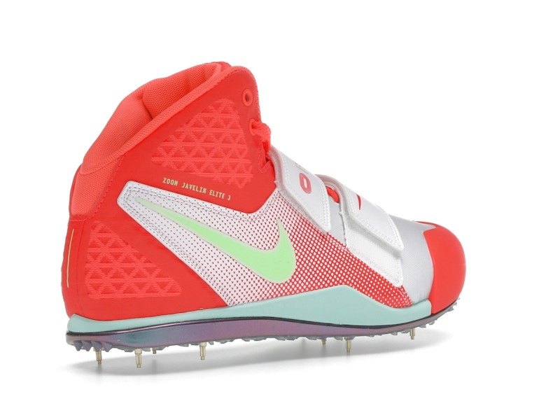 Nike Zoom Javelin Elite 3 White Hyper Orange Lime Blast Bright Crimson