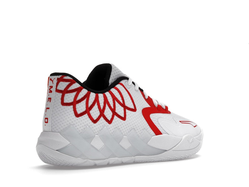Puma LaMelo Ball MB.01 Lo Team Colors White High Risk Red