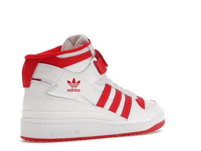 adidas Forum Mid Cloud White Vivid Red