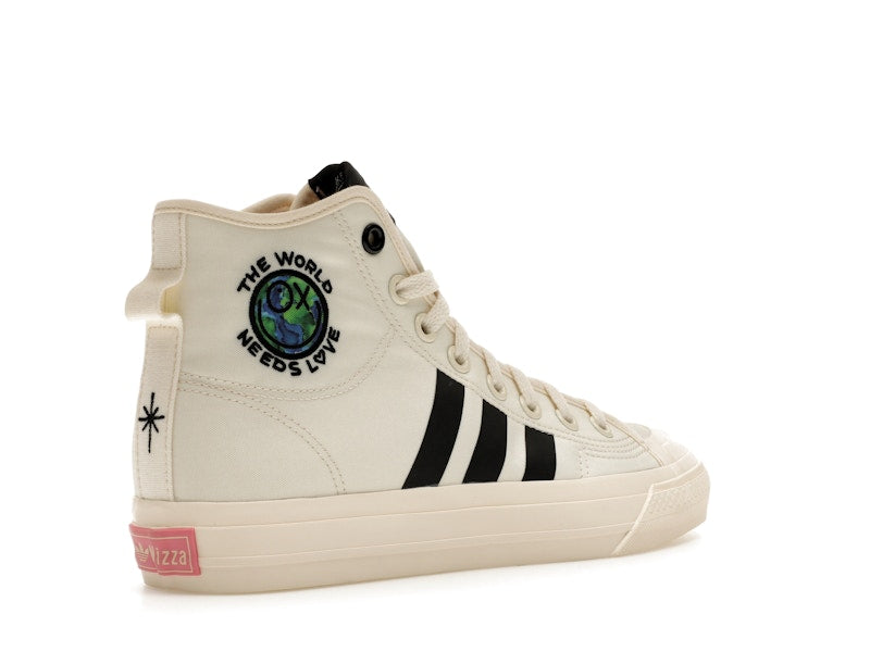 adidas Nizza Hi RF André Saraiva The World Needs Love Cream