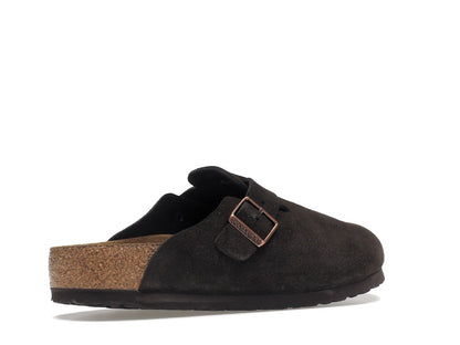 Birkenstock Boston Soft Footbed Suede  Mocha