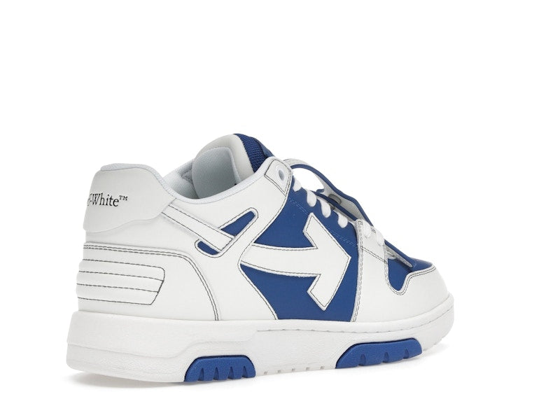 OFF-WHITE Out Of Office OOO Low Tops White Dark Blue