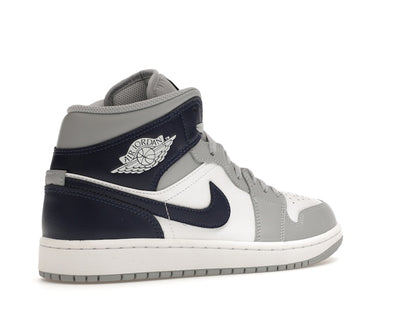 Jordan 1 Mid Wolf Grey Midnight Navy