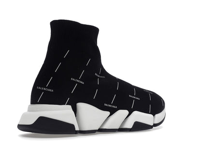 Balenciaga Speed 2.0 Black White Logo