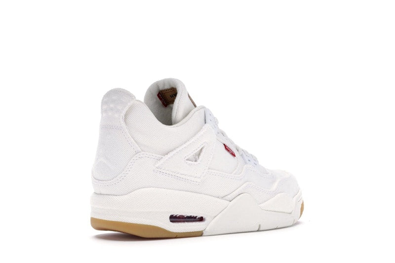 Jordan 4 Retro Levi's White (GS) (Levi's Tag)