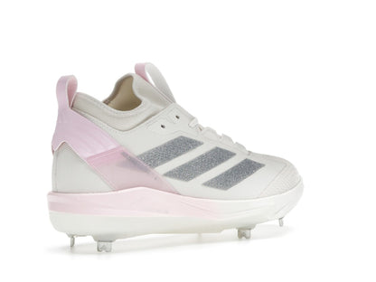 adidas Adizero Instinct+ 2.0 Chalk White Silver Metallic Clear Pink (Women's)