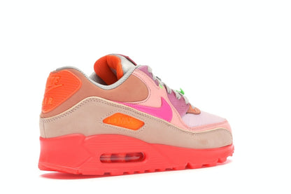 Nike Air Max 90 PRM Platinum Crimson/Bright Purple (Women's)