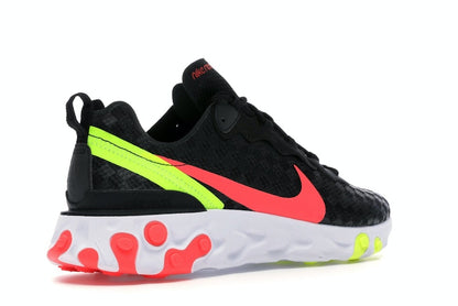 Nike React Element 55 Black Crimson Volt