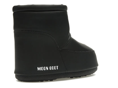 Moon Boot No Lace Rubber Boot Black