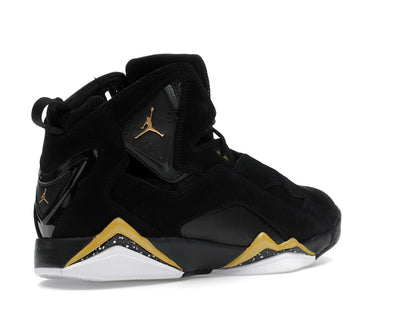 Jordan True Flight Black White Metallic Gold