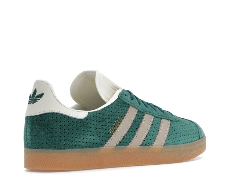 adidas Gazelle Collegiate Green Wonder Beige Gold Metallic