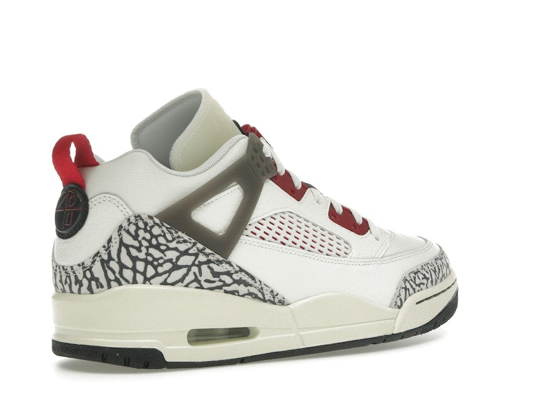 Jordan Spizike Low Sail Anthracite Coconut Milk Varsity Red