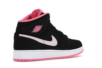 Jordan 1 Mid Black Digital Pink (GS)