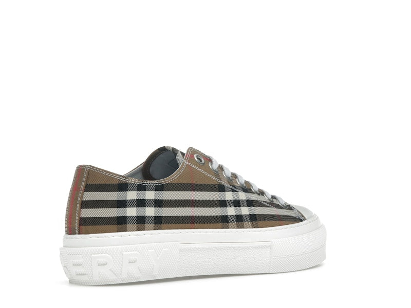 Burberry Low Top House Check Sneaker Taupe Brown (Women's)
