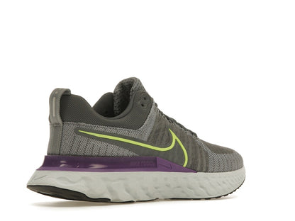 Nike React Infinity Run Flyknit 2 Grey Volt Wild Berry