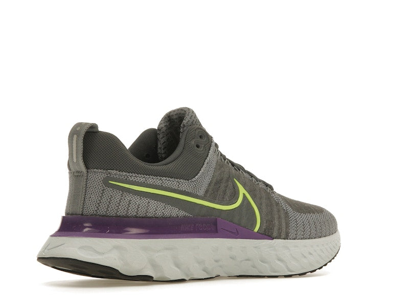 Nike React Infinity Run Flyknit 2 Grey Volt Wild Berry