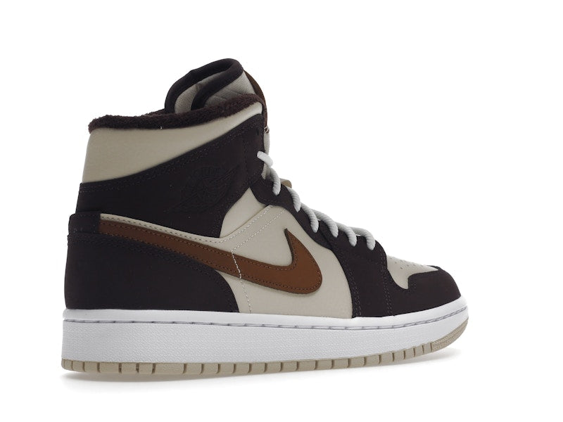 Jordan 1 Mid SE Brown Basalt Oatmeal (Women's)