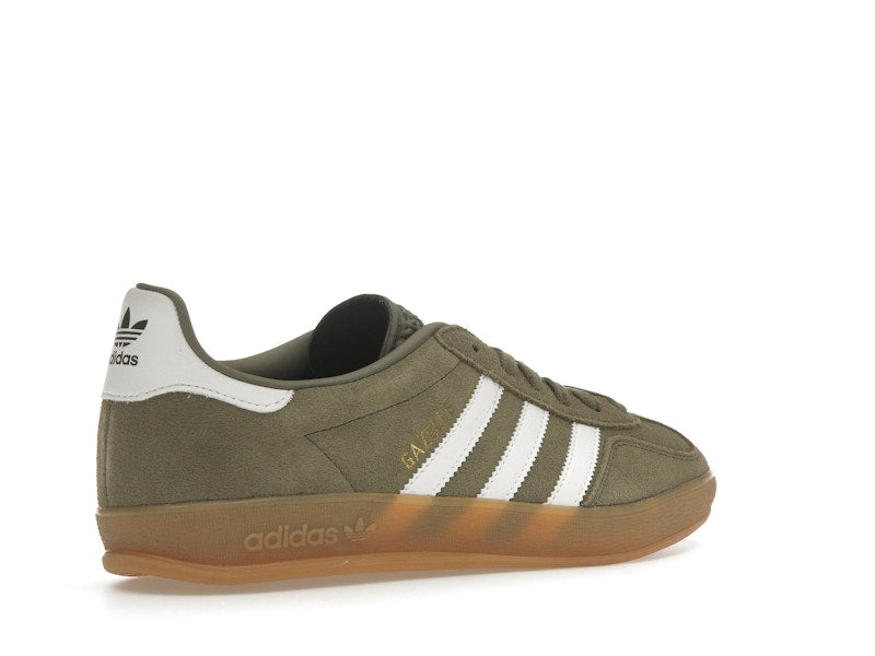 adidas Gazelle Indoor Olive Strata Cloud White Gum