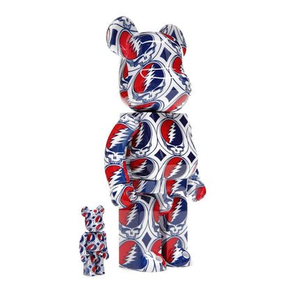 Bearbrick x Grateful Dead (Steal Your Face) 100% & 400% Set