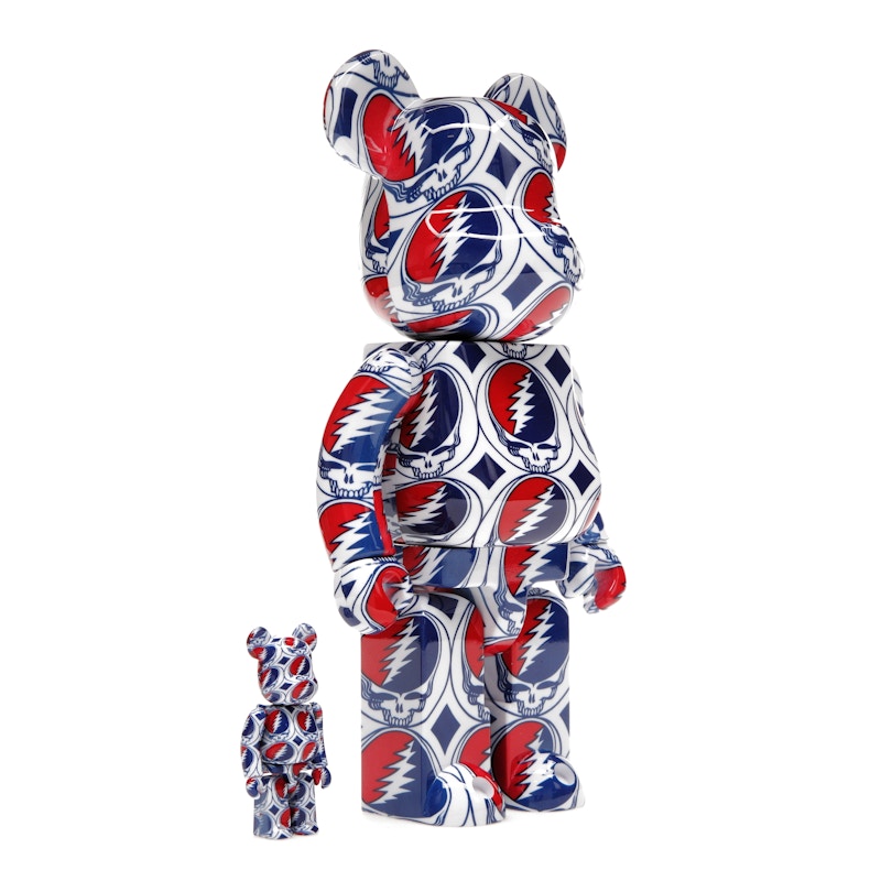 Bearbrick x Grateful Dead (Steal Your Face) 100% & 400% Set