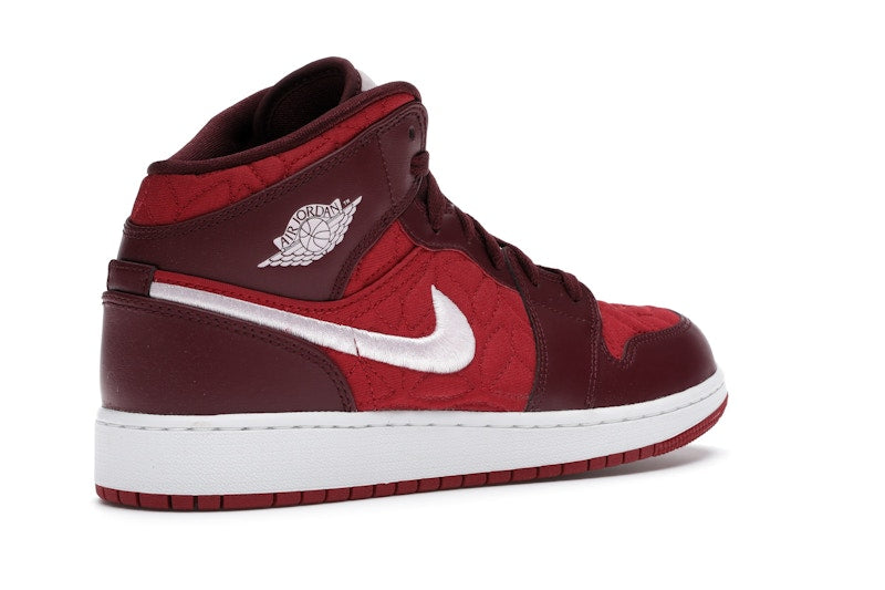 Jordan 1 Mid SE Red Quilt (GS)