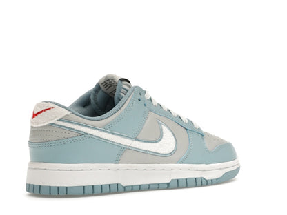 Nike Dunk Low Retro Fleece Swoosh Worn Blue