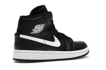 Jordan 1 Mid Black White (Women's)