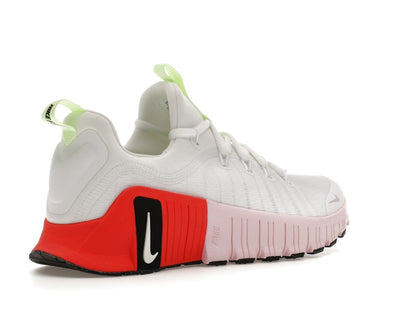 Nike Free Metcon 6 White Barely Volt Bright Crimson Pink Foam (Women's)