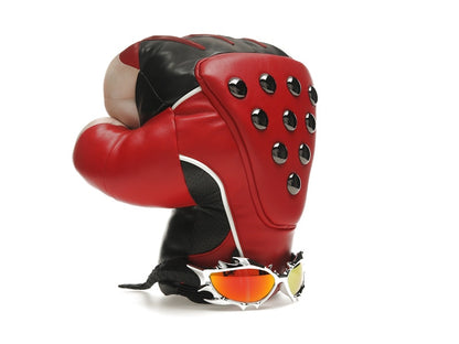 Gentle Monster x Tekken 8 Inferno CS1 Sunglasses Silver Red