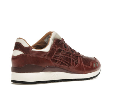 ASICS Gel-Lyte III Packer Shoes x J. Crew Oxblood Leather