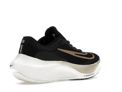 Nike Zoom Fly 5 Black Metallic Gold Grain