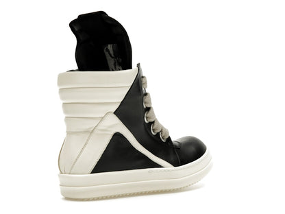 Rick Owens GeoBasket Oversized Eylet Black Milk