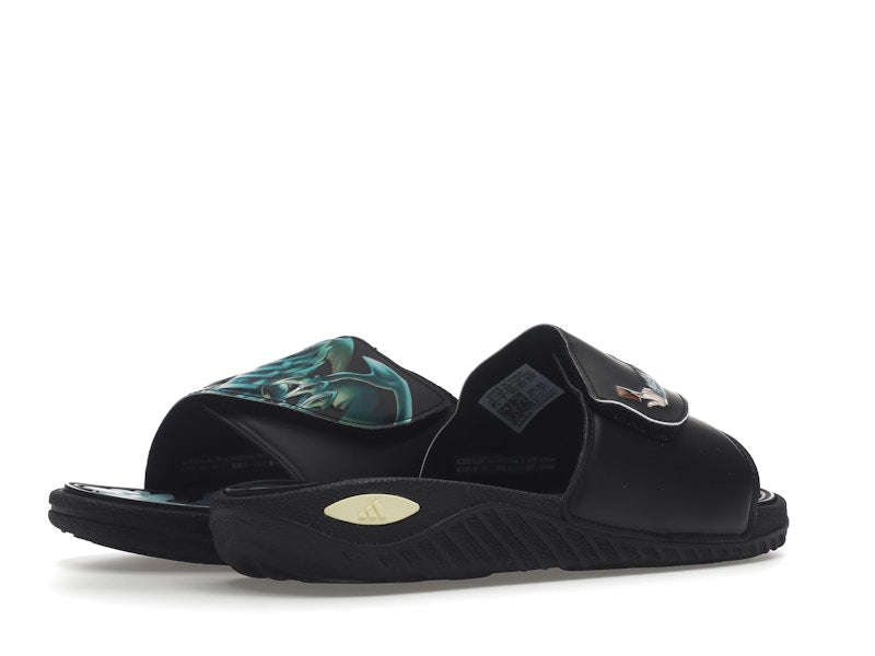 adidas Reptossage Hook-And-Loop Slides Yu-Gi-Oh! Blue Eyes White Dragon