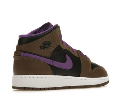 Jordan 1 Mid Purple Mocha (GS)