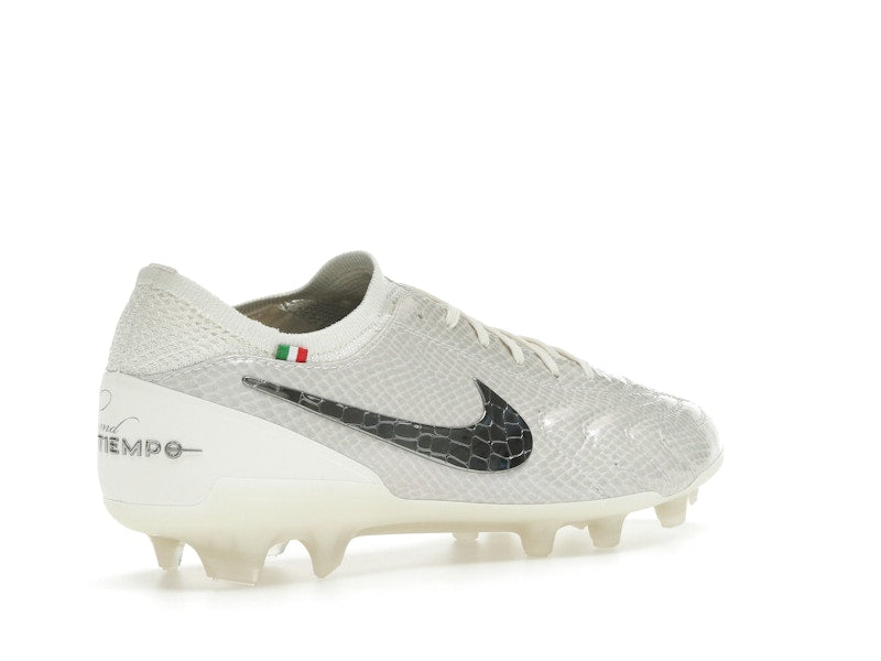 Nike Tiempo Legend 10 Elite Luxe FG Montebelluna Leather White Snakeskin