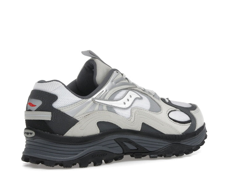 Saucony Grid Aura X Grey Pack White