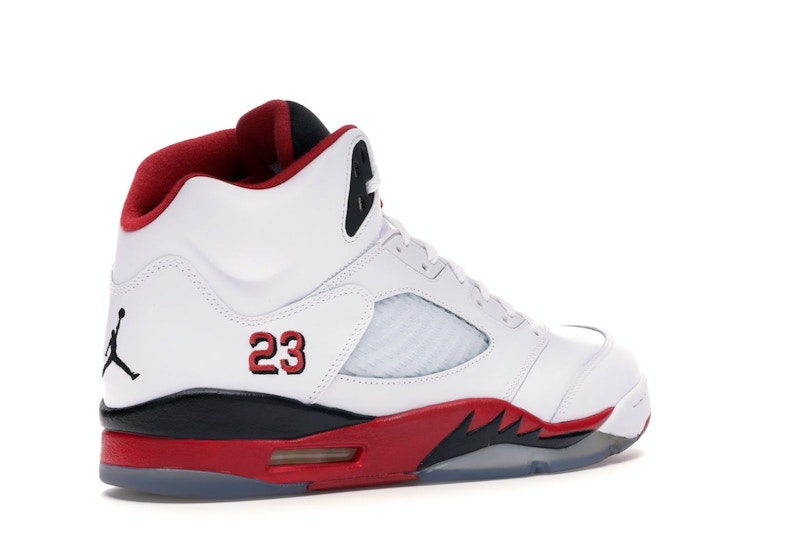 Jordan 5 Retro Fire Red Black Tongue (2013)